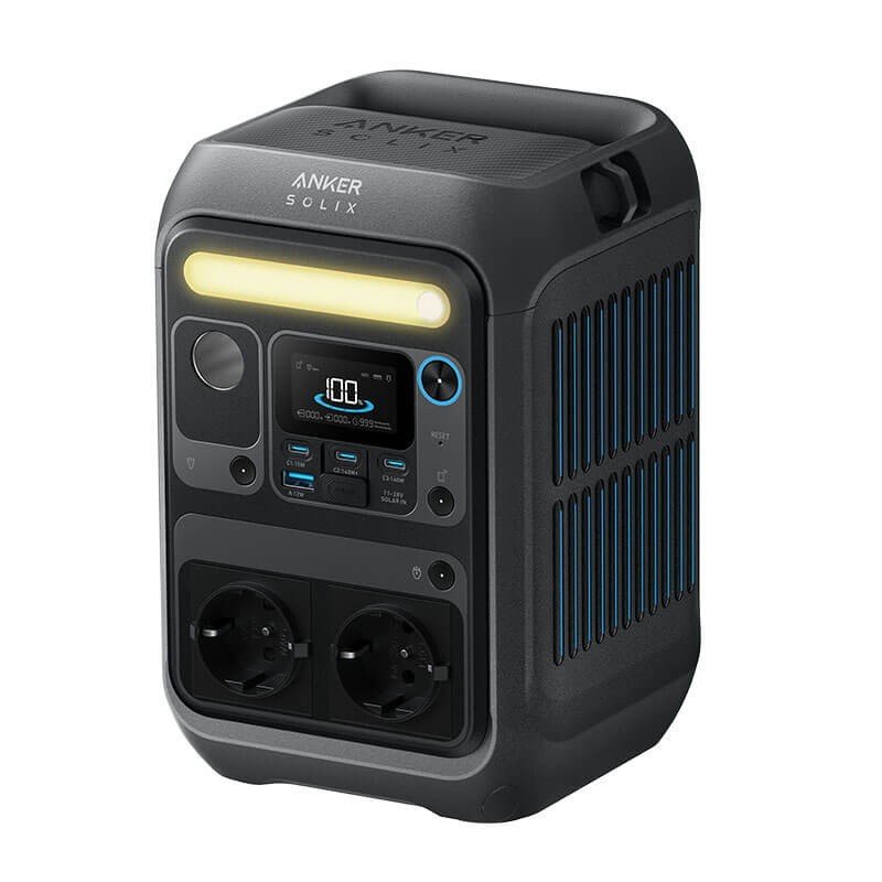 Anker SOLIX C300X AC : mini station LiFePO4 288 Wh, 300 W, USB-C 140 W