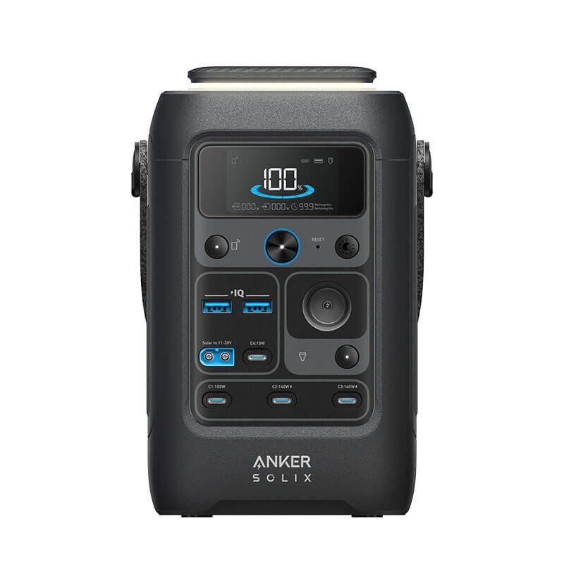 Anker Solix C300X DC avec panneau solaire portable 60 W, batterie 288 Wh – vue 3
