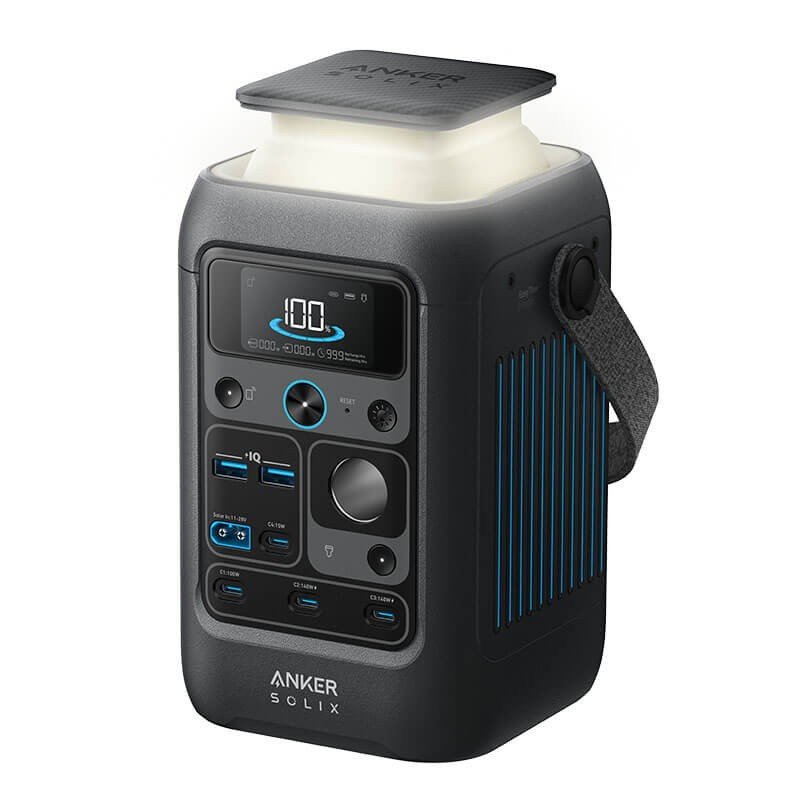 Anker Solix C300X DC avec panneau solaire portable 60 W, batterie 288 Wh – vue 4