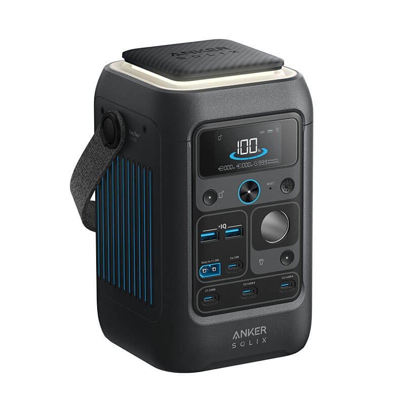 Anker Solix C300X DC avec panneau solaire portable 60 W, batterie 288 Wh – vue 5