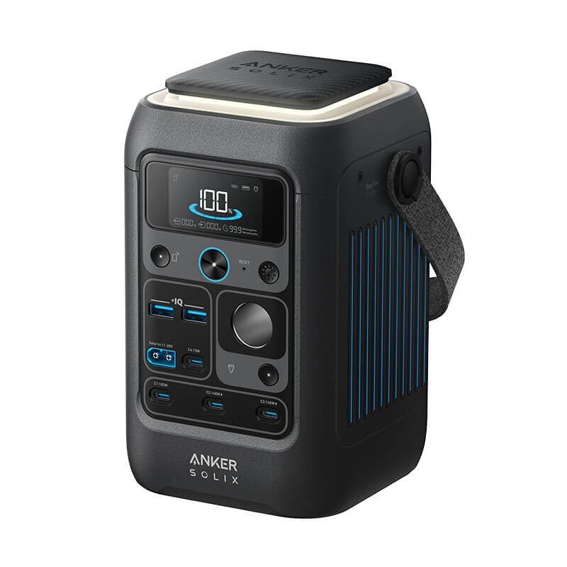Anker SOLIX C300X DC : station portable 288 Wh, 5 ports USB et sortie 12 V