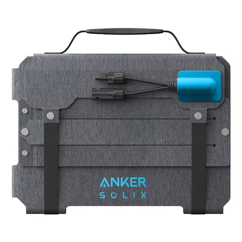Anker SOLIX panneau solaire portable pliable 100 W, sortie MC4, IP67 – vue 4
