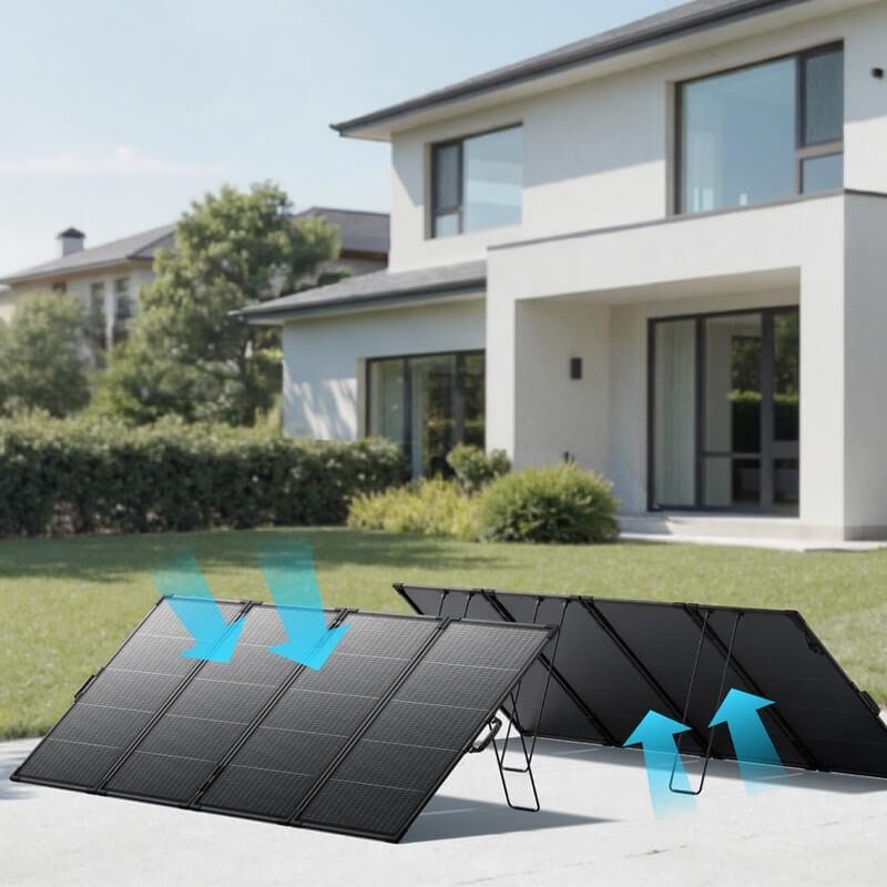 Anker SOLIX PS400 großes faltbares bifaziales Solarmodul, 400 W – Ansicht 5