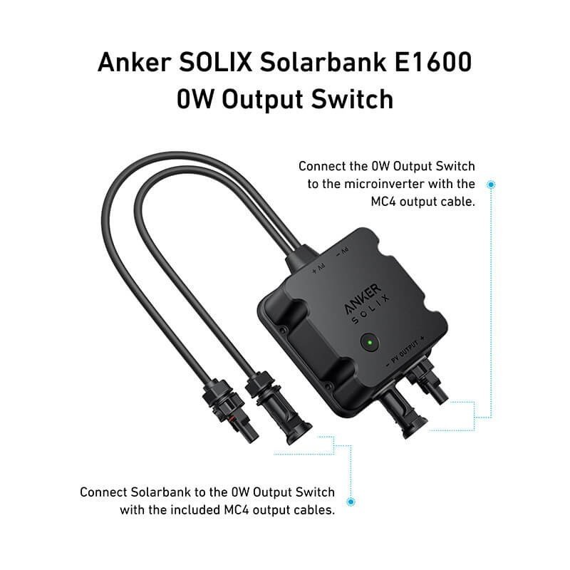 Anker SOLIX Solarbank E1600 : commutateur de sortie, 400 g – vue 2