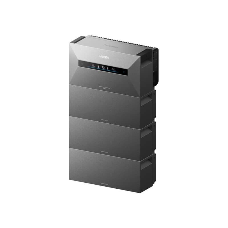Anker SOLIX Solarbank Max avec 3 batteries d'extension, 5 kW et 28 kWh