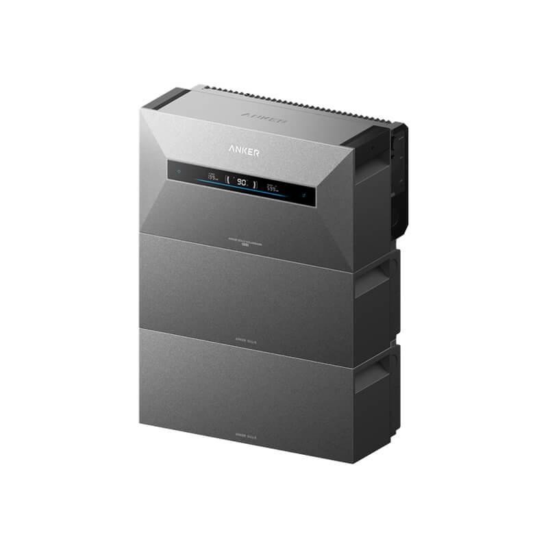 Anker SOLIX Solarbank Max et 2 batteries, pack de stockage solaire 21 kWh