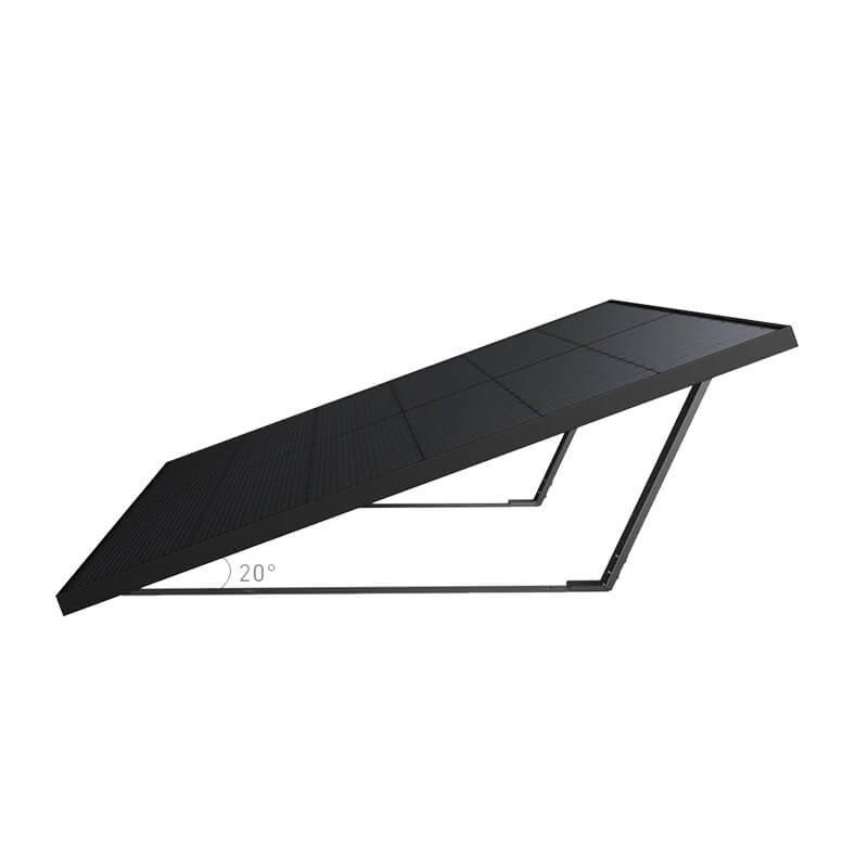 Anker Solarmodul-Halterung für Flachdächer aus verzinktem Stahl, 2er-Set – Ansicht 4
