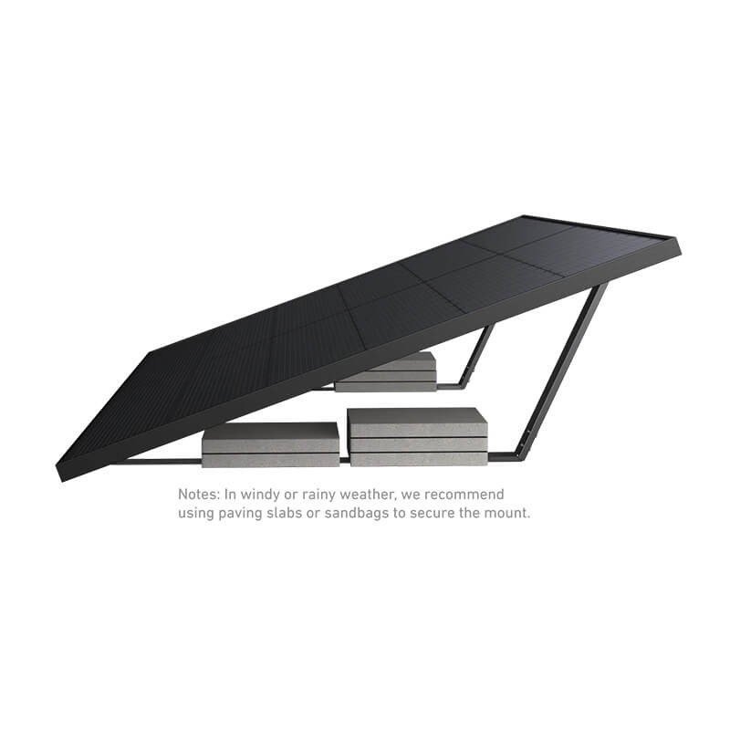 Anker Solarmodul-Halterung für Flachdächer aus verzinktem Stahl, 2er-Set – Ansicht 5