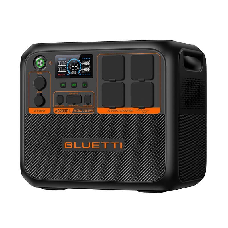 Bluetti AC200P L : station portable LiFePO4 2304 Wh, 2400 W, solaire 1200 W