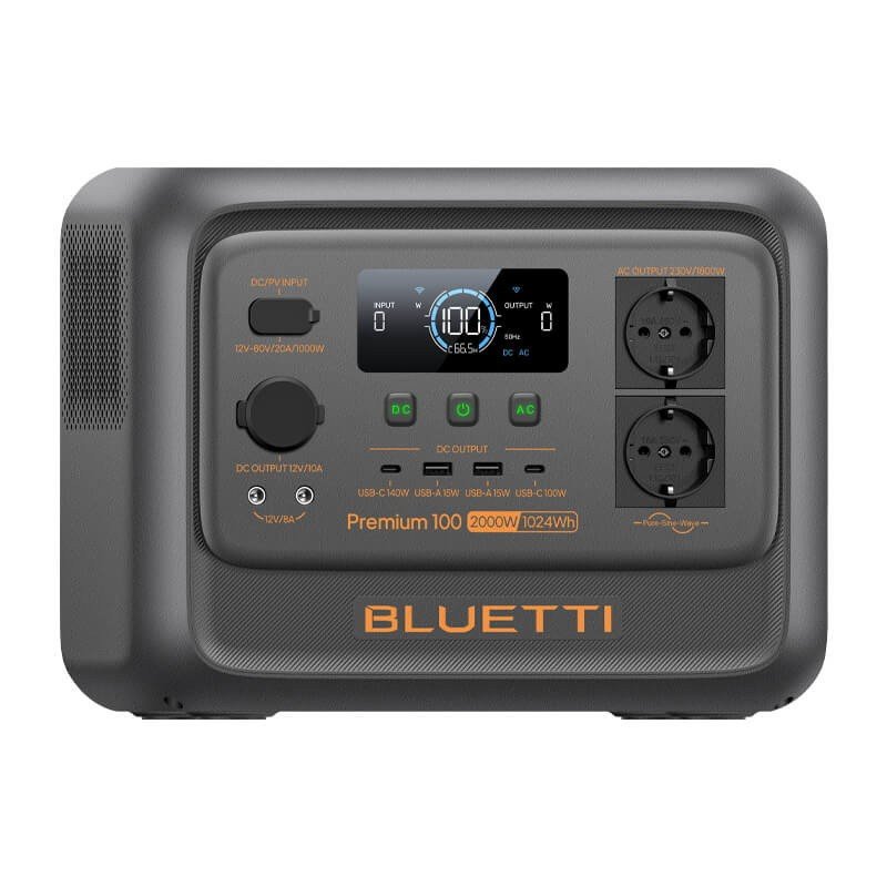 Bluetti Premium 100 V2 : station 1024Wh LiFePO4, 4 prises AC 1800 W – vue 4