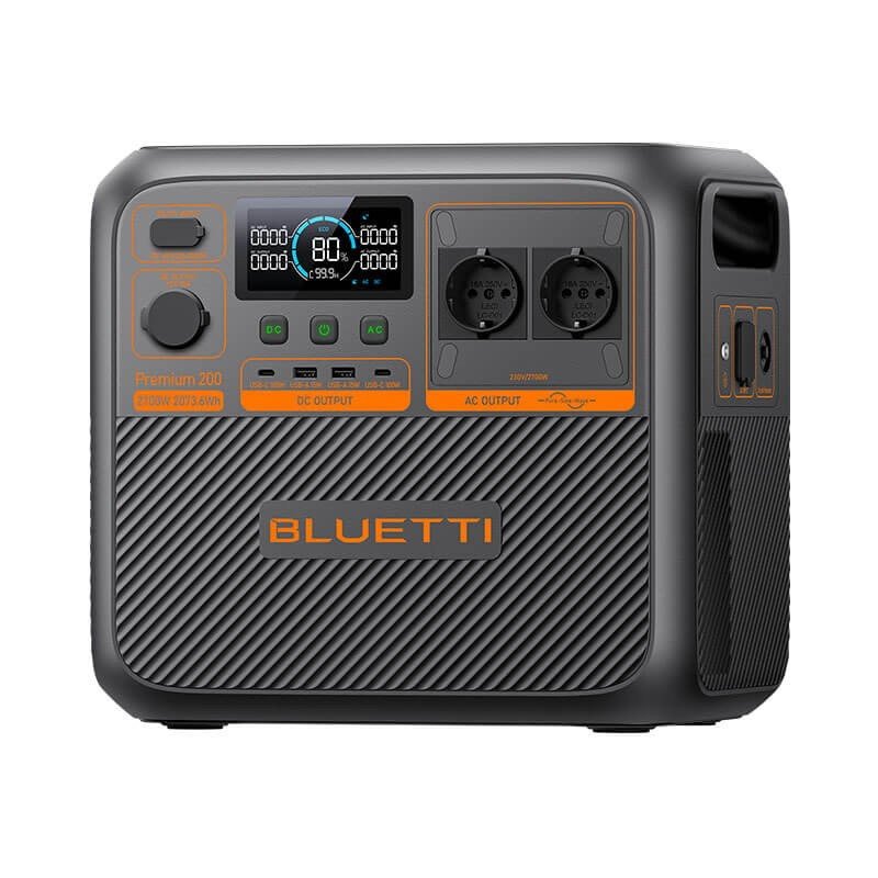Bluetti Premium 200 V2 powerstation 2074Wh LiFePO4, 2700 W, Wifi – weergave 1