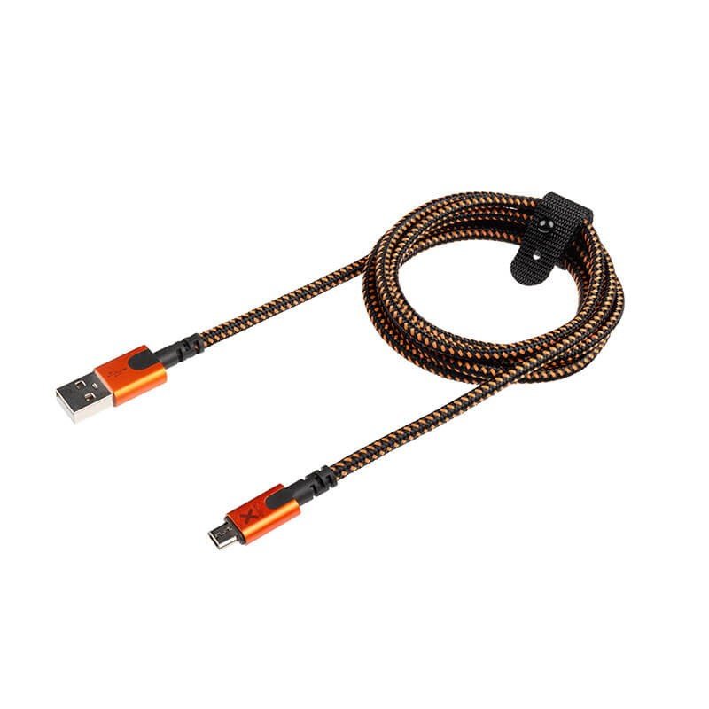 Xtorm Xtreme USB to Micro-USB Cable, 1.5 m, Nylon and Kevlar Fibre – view 2