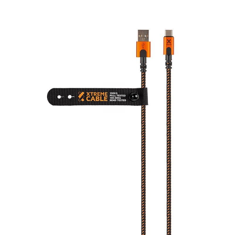 Xtorm Xtreme USB-naar-USB-C-kabel, 1,5 m, nylon en Kevlar-vezel – weergave 4