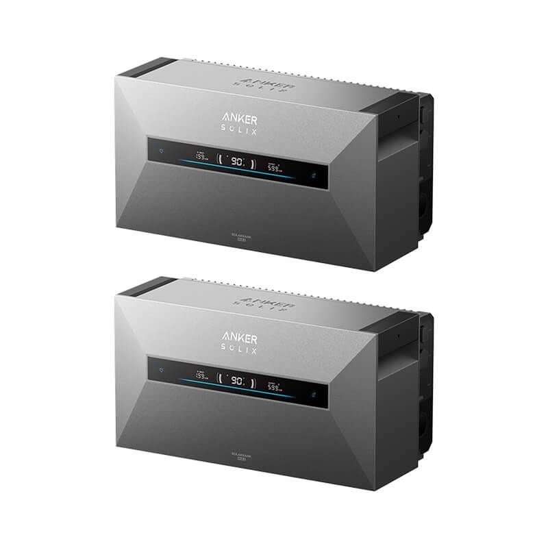 Anker SOLIX Solarbank Max AC im Doppelpack, 2 Einheiten, 7 kW, 14 kWh – Ansicht 1