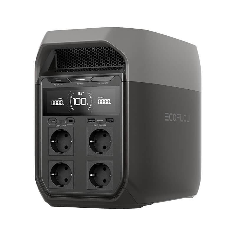 EcoFlow Delta 3 powerstation, 1024 Wh, 4 AC-uitgangen, 1800 W – weergave 1
