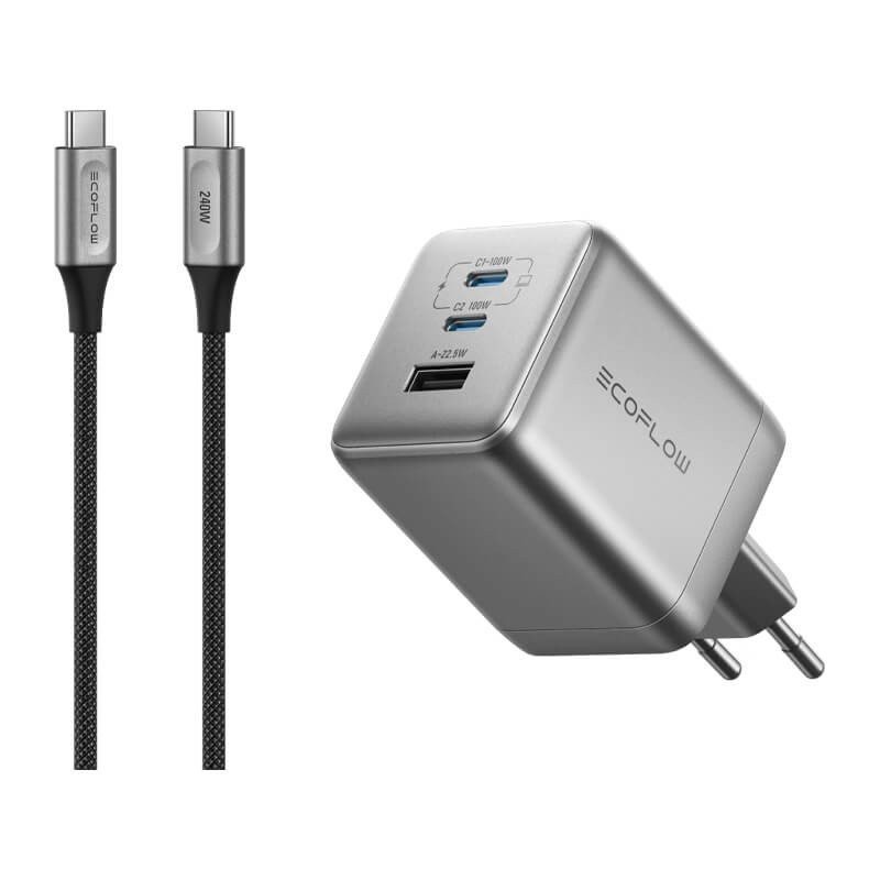 EcoFlow RAPID Pro compacte netlader 100 W, 220 g – weergave 2