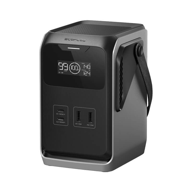 EcoFlow TRAIL 200 DC tragbare Powerstation, 192 Wh LiFePO4, USB-C 140 W – Ansicht 1