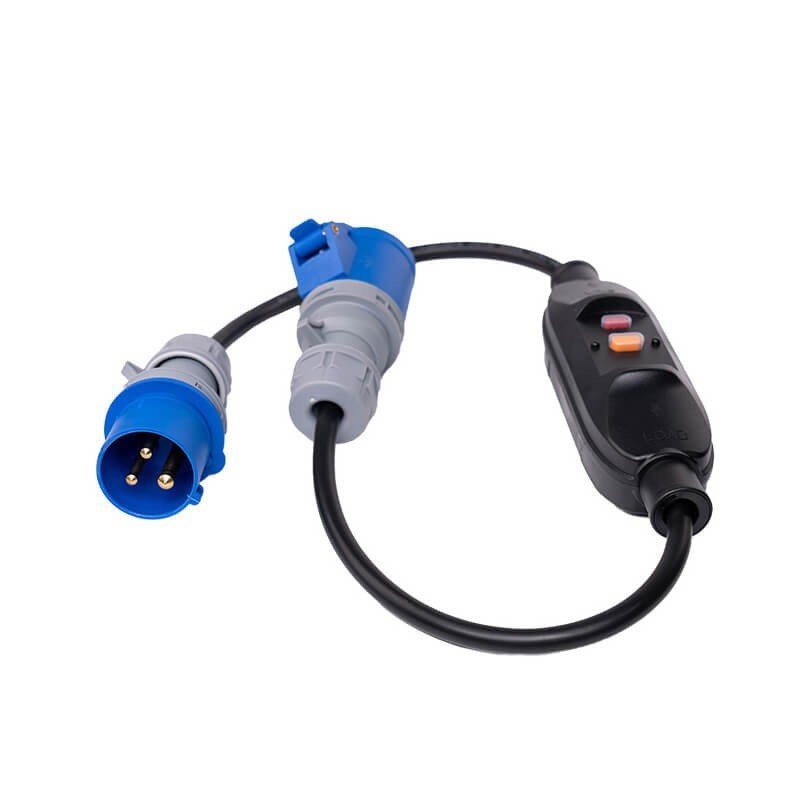 Interrupteur différentiel CEE (RCD) avec câble de 1 m