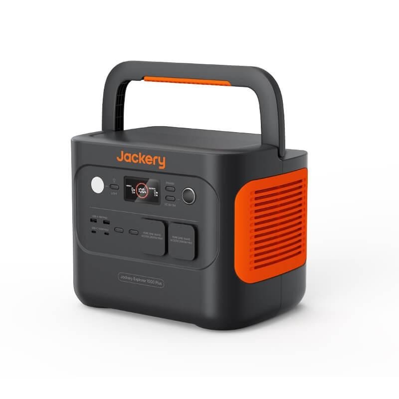 Jackery Explorer 1000 Plus Powerstation, 1264 Wh LiFePO4, 2000 W, WLAN – Ansicht 1