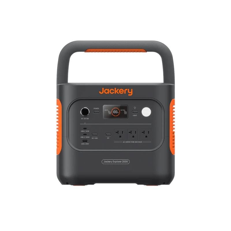 Jackery Explorer 2000 v2 : station 2042Wh LiFePO4, 2200 W, Bluetooth et Wi-Fi
