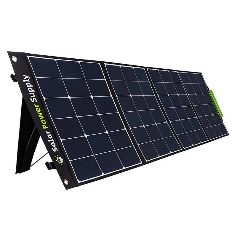 Inklapbaar zonnepaneel 200W monokristallijn met MC4, 6,5 kg – weergave 2