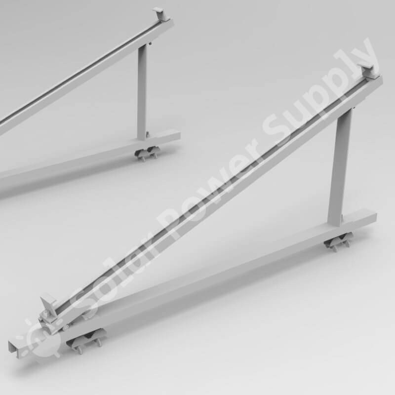 Balkonständer für Solarmodule mit festem Winkel von 9°, 5 kg – Ansicht 5