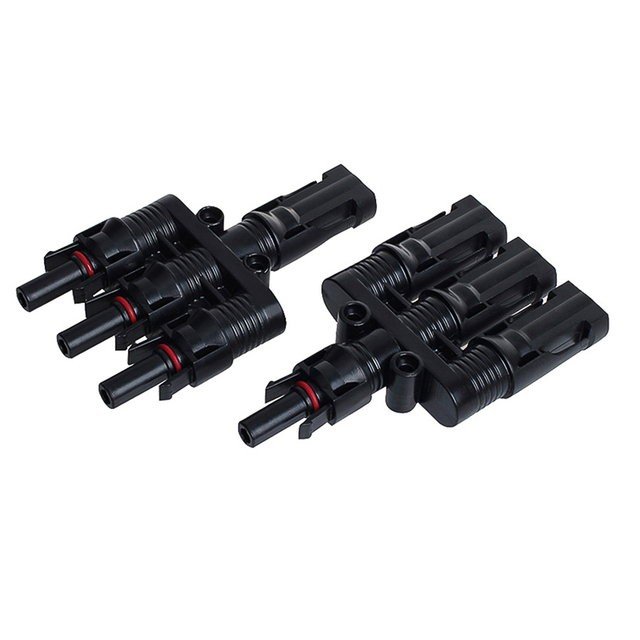 Wattstunde MC4 T-Stecker-Set für Parallelschaltung, 10 cm – Ansicht 1