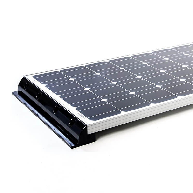 Wattstunde Haltespoiler-Kit schwarz, 53 cm, für Solarmodule mit 50-120 W – Ansicht 4