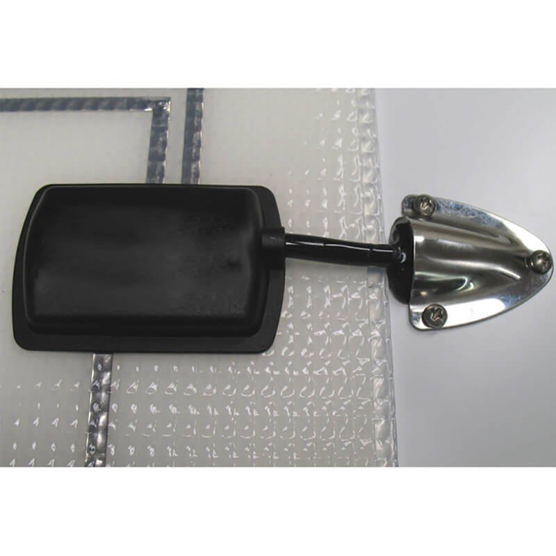 Wattstunde passe-câble de pont en acier inoxydable pour bateau, 40 x 44 mm – vue 2