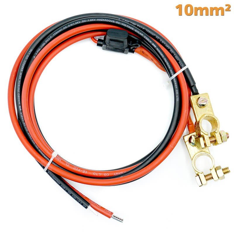 Wattstunde pinces de batterie avec câble de 1,5 m en 10mm²