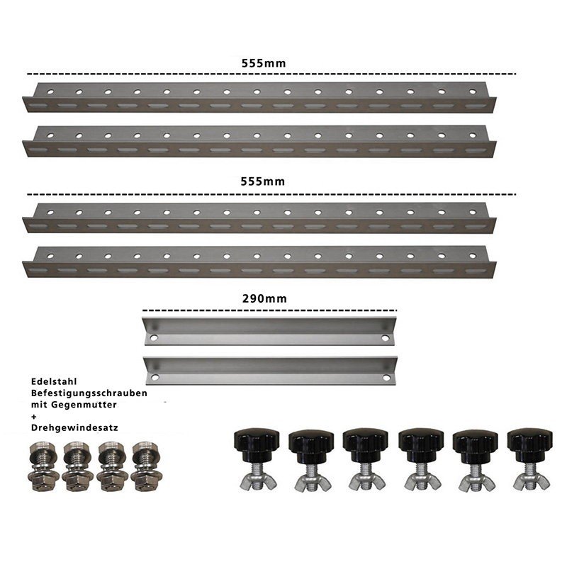 Wattstunde verstellbare Solarmodul-Halterung aus Aluminium, 60 cm – Ansicht 4