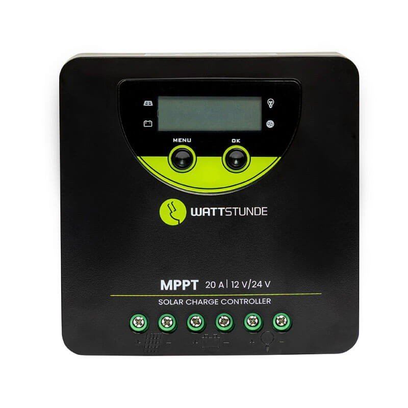 Wattstunde WLR-BT : régulateur solaire MPPT 20 A, 12/24 V, entrée 90 V