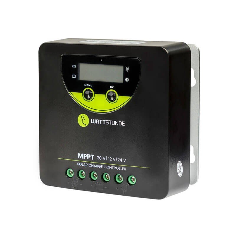 Wattstunde WLR-BT MPPT-laadregelaar zonne-energie, 20 A, 12/24 V, 90 V – weergave 4