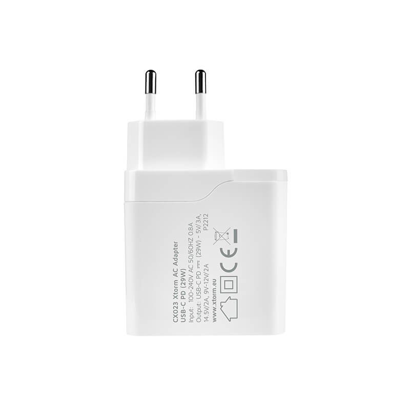 Xtorm USB-C PD Wall Adapter, 29 W Output, 100-240 V Input, 90 g – view 2