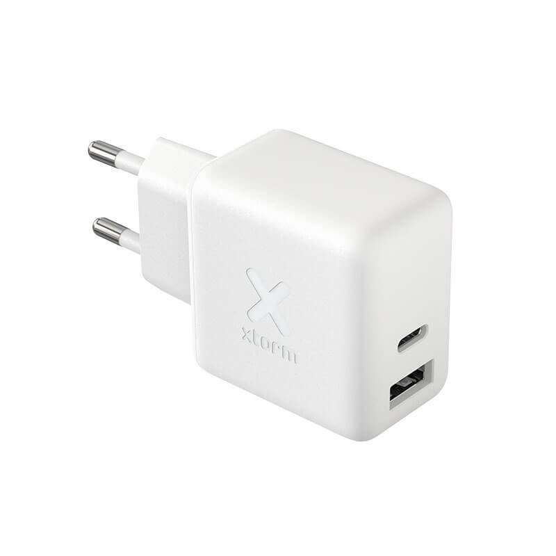 Xtorm chargeur secteur GaN 30 W, 82x28x45 mm, USB-C PD et USB-A