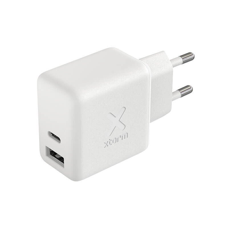 Xtorm 30 W GaN Wall Charger, 82x28x45 mm, USB-C PD and USB-A – view 4