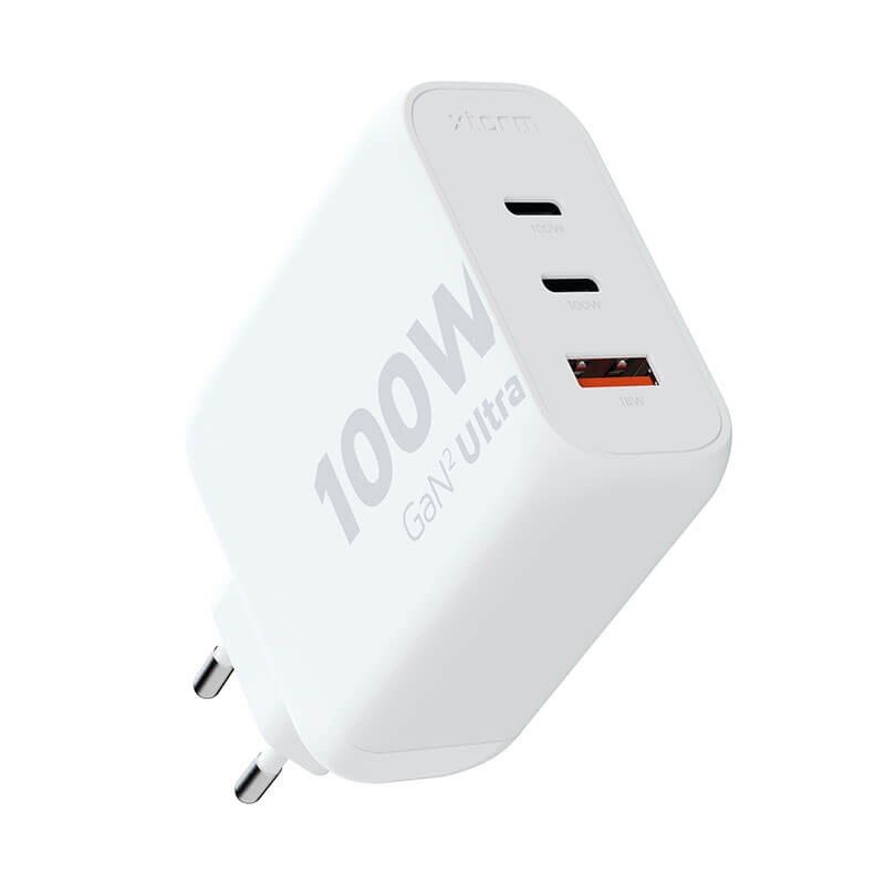 Xtorm GaN2 Ultra 100 W netlader, USB-C PD (100W) en USB-A, 209 g – weergave 1
