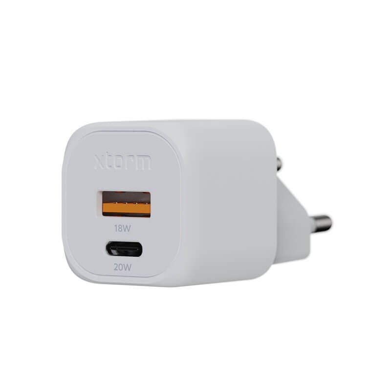 Xtorm GaN2 Ultra 20 W Mikro-Netzladegerät, USB-C PD und USB-A, 44 g – Ansicht 4