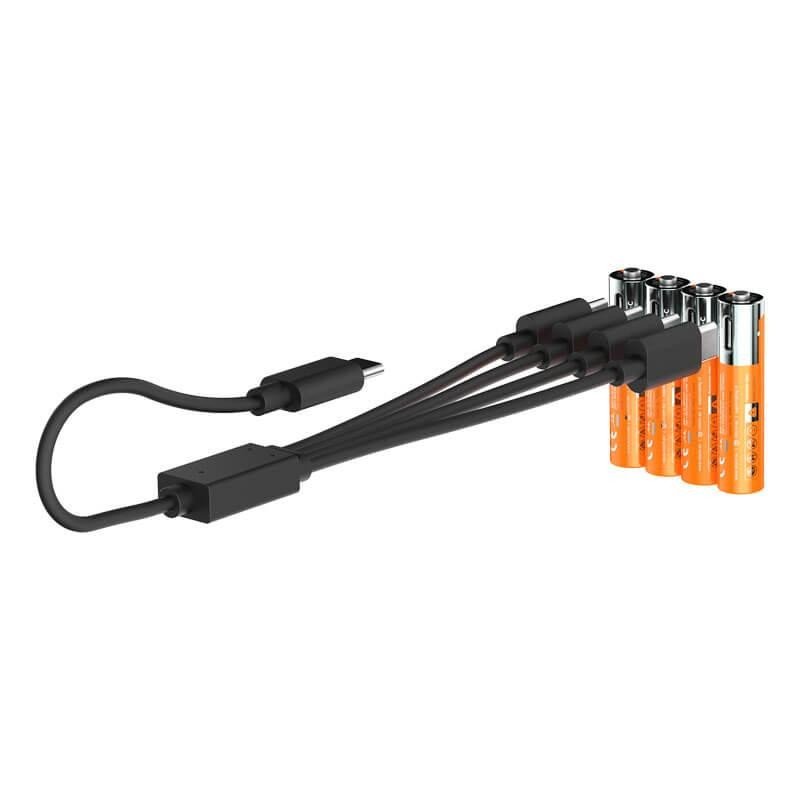 Xtorm NextGen : lot de 4 accus AAA rechargeables via USB-C – vue 4