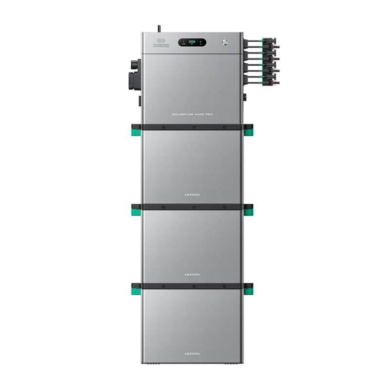Zendure SolarFlow 2400 Pro et trois batteries AB3000L – 2,4 kW, 11,04 kWh